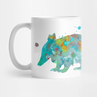 Armadillo Watercolor Painting Mug